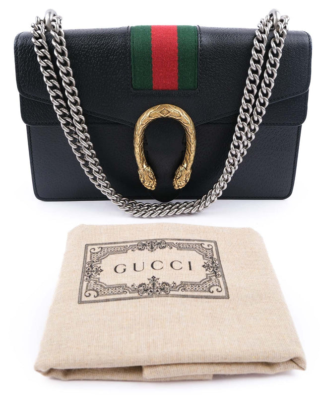 Preloved Authentic Excellent Condition] GUCCI Dionysus Leather Chain Shoulder Bag,