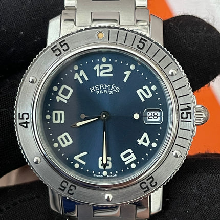 Preloved Authentic Rank A Hermes Clipper CL7.710 38mm Watch