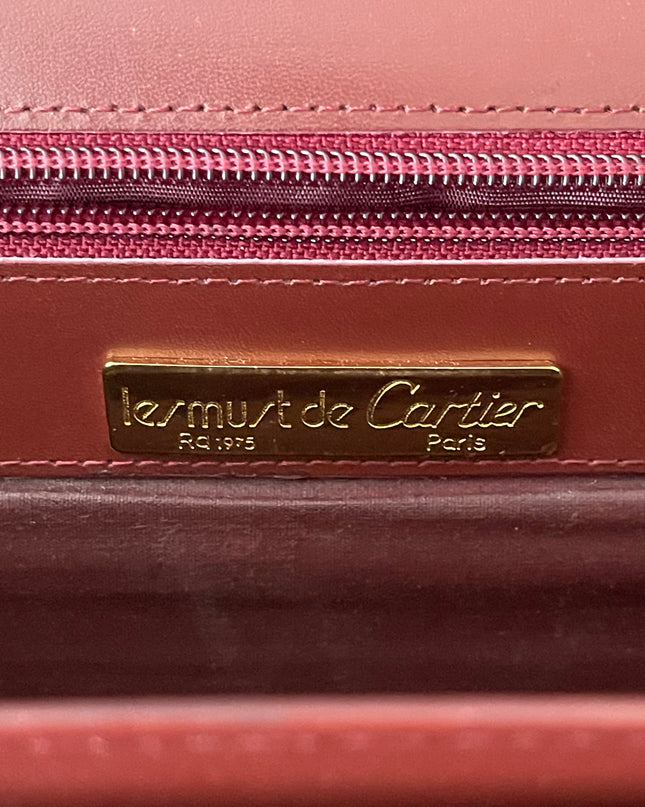 Preloved Authentic Must de Cartier shoulder bag