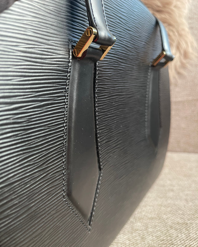 Preloved Authentic Louis Vuitton Epi Leather Sablon Shoulder Bag – Black
