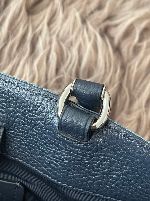 Authentic Preloved Coach Mini Lillie Carryall (Denim Multi)