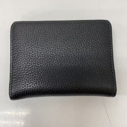 Preloved Authentic PRADA Coin Case/Card Case/PORTAF PICCOLO PATT/Grained Cowhide Leather/Black/1MH350
