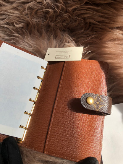 Louis Vuitton Preloved 2003 Agenda PM notebook cover monogram