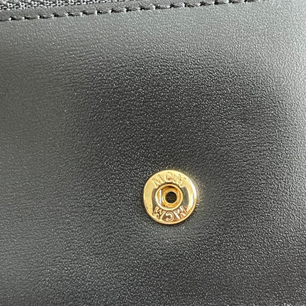 Preloved Authentic MCM Mena Trifold Wallet – Cognac Visetos