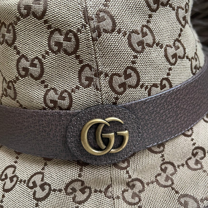 UNUSED GUCCI GG CANVAS BUCKET HAT
