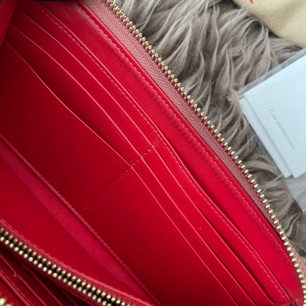 Preloved Authentic Christian Louboutin Panettone zip-around long wallet