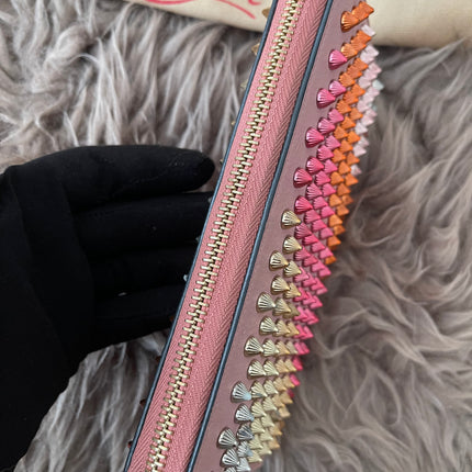 Preloved Authentic Christian Louboutin Panettone zip-around long wallet