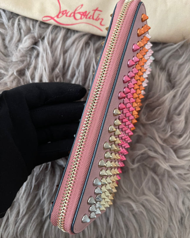Preloved Authentic Christian Louboutin Panettone zip-around long wallet