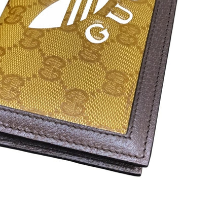 Preloved Authentic Gucci GG Crystal Chain Wallet in collaboration with adidas