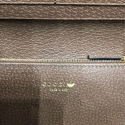 Preloved Authentic Gucci GG Crystal Chain Wallet in collaboration with adidas