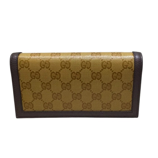 Preloved Authentic Gucci GG Crystal Chain Wallet in collaboration with adidas