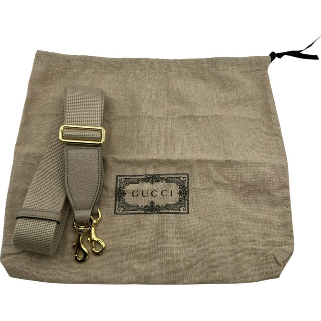 Preloved Authentic Rank A Gucci Ophidia Top Handle Mini 724606 Beige GG Supreme Women's Shoulder Bag