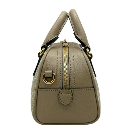 Preloved Authentic Rank A Gucci Ophidia Top Handle Mini 724606 Beige GG Supreme Women's Shoulder Bag