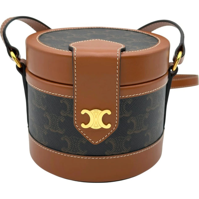 Preloved Authentic Rank A Celine Trillionf Tambour Medium