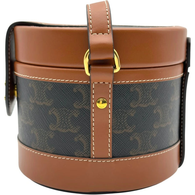 Preloved Authentic Rank A Celine Trillionf Tambour Medium