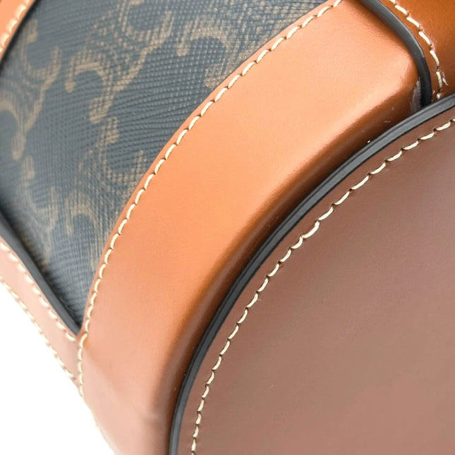 Preloved Authentic Rank A Celine Trillionf Tambour Medium