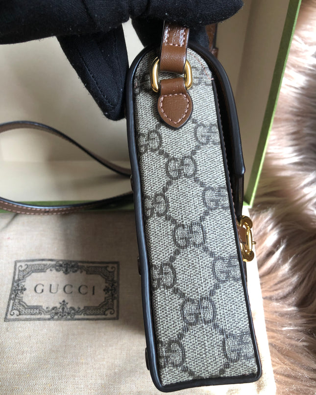 Preloved Gucci Horsebit 1955 mini bag