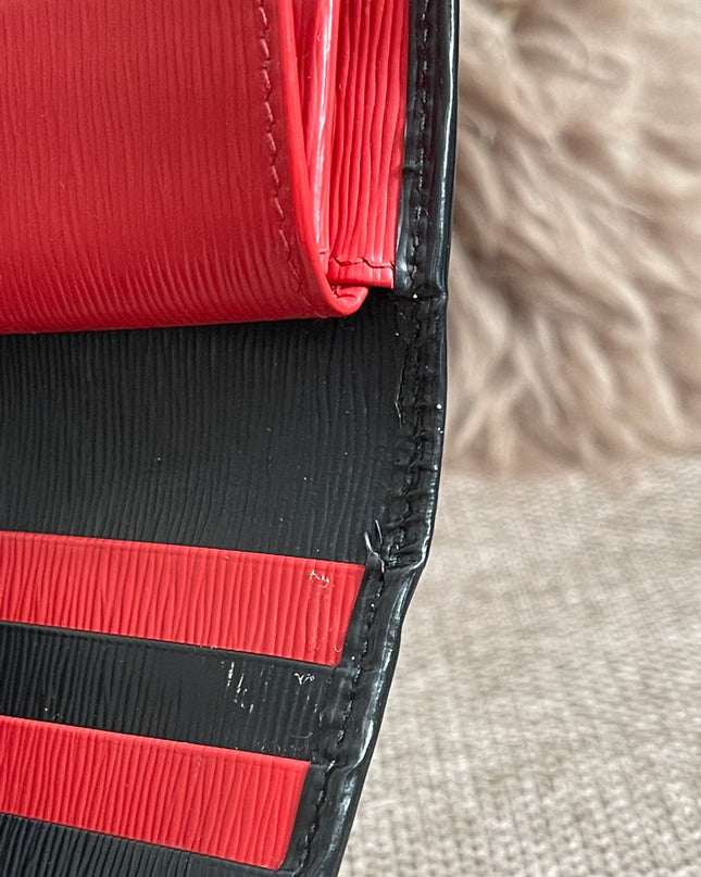 Preloved Authentic Prada Portafoglio Verticale Piccolo Small Vertical Wallet