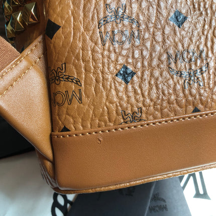 Preloved  MCM Stark Side Studs Backpack