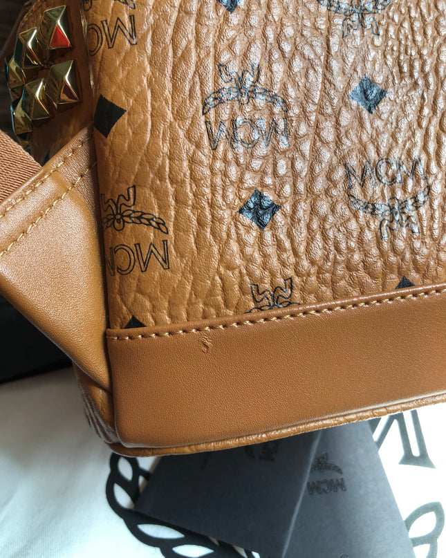 Preloved  MCM Stark Side Studs Backpack