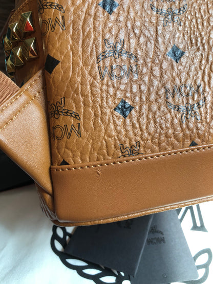 Preloved  MCM Stark Side Studs Backpack