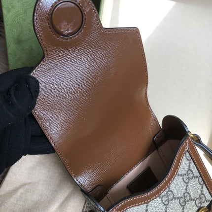 Preloved Gucci Horsebit 1955 mini bag