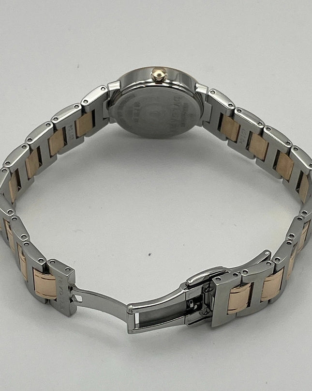 Preloved Authentic Rank A BVLGARI BVLGARI BVLGARI Ltd. PG SS 23mm Watch BBP23WSGD/JN Stainless Steel White Shell Pink Gold Women's