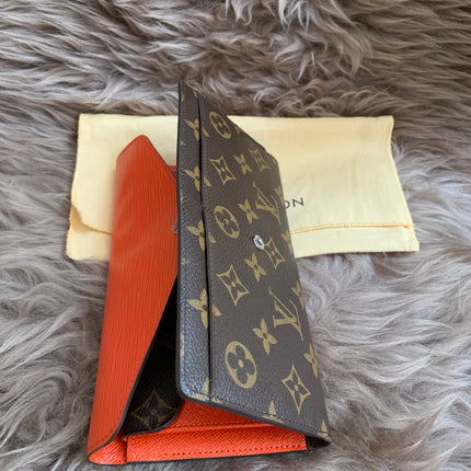 Louis Vuitton Monogram Orange Marie-Lou Wallet