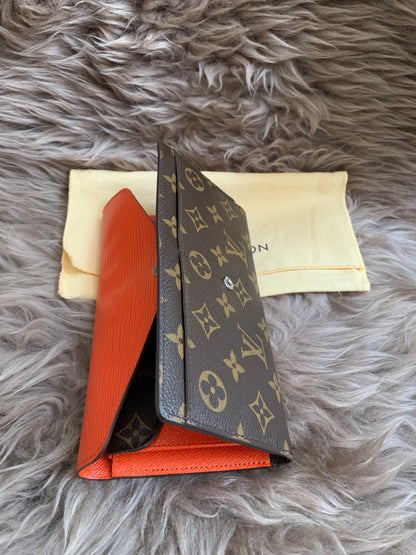 Louis Vuitton Monogram Orange Marie-Lou Wallet