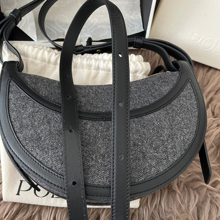 Preloved Authentic Polène Numéro Dix Grained Black Edition Calfskin