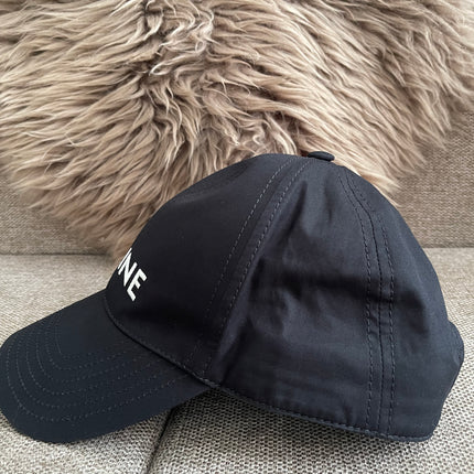 Preloved AuthenticCeline Embroidered Logo Baseball Cap – Black