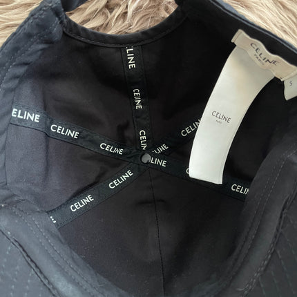 Preloved AuthenticCeline Embroidered Logo Baseball Cap – Black