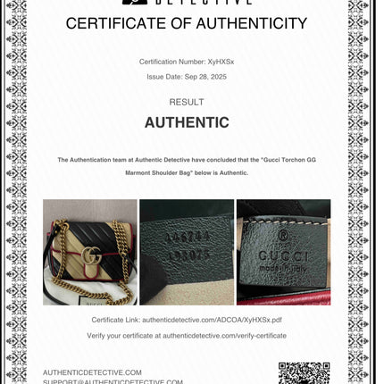 Preloved Authentic GUCCI GG Mini Marmont Matelassé Bag