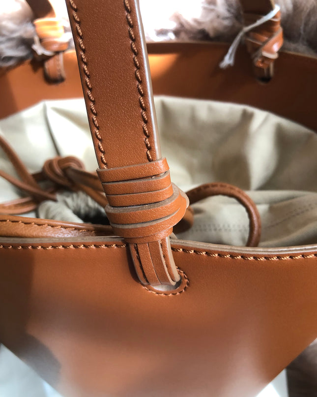 Preloved SEE BY CHLOÉ Cecilia Fringed Leather Bucket Bag