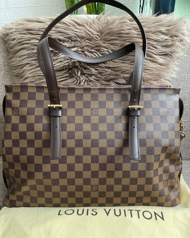 Preloved Authentic Louis Vuitton Chelsea Tote GM Damier Ebene