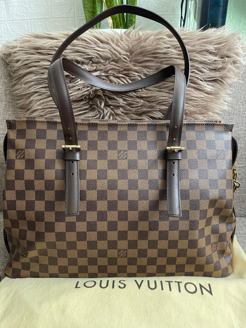Preloved Authentic Louis Vuitton Chelsea Tote GM Damier Ebene