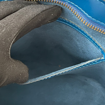 Preloved Authentic Louis Vuitton Saint Jacques bag in blue Epi leather