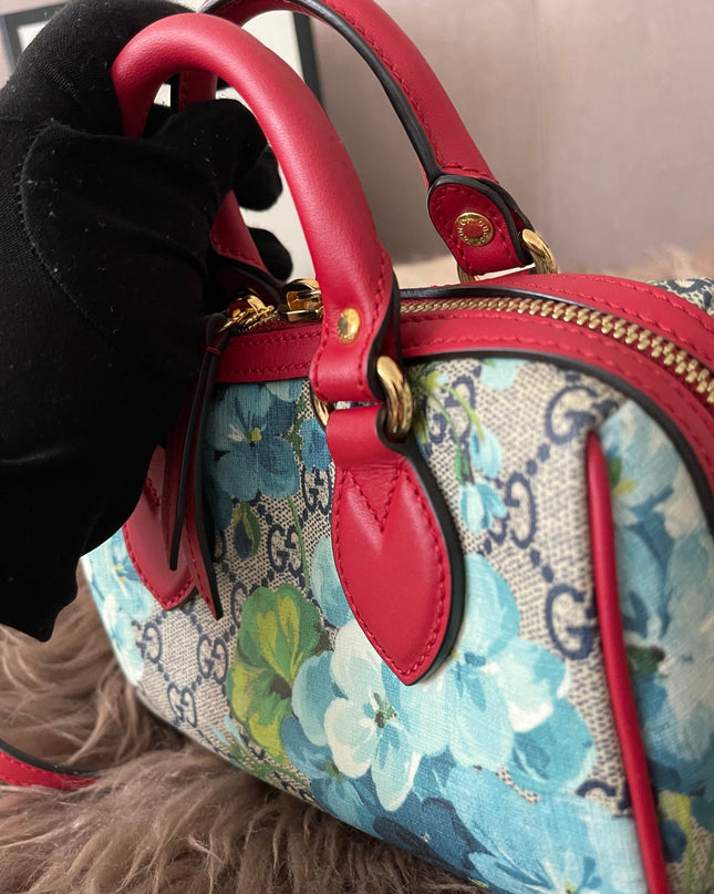 Preloved Authentic Gucci GG Blooms Mini Boston Bag