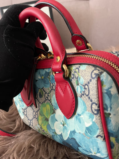Preloved Authentic Gucci GG Blooms Mini Boston Bag