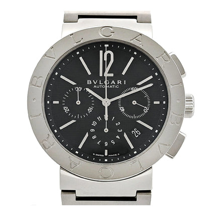 Preloved Authentic Bvlgari Bvlgari Bvlgari Chronograph BB42SSCH Automatic Stainless Steel Men's