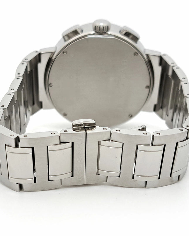 Preloved Authentic Bvlgari Bvlgari Bvlgari Chronograph BB42SSCH Automatic Stainless Steel Men's