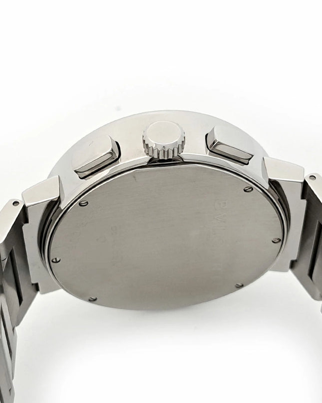 Preloved Authentic Bvlgari Bvlgari Bvlgari Chronograph BB42SSCH Automatic Stainless Steel Men's