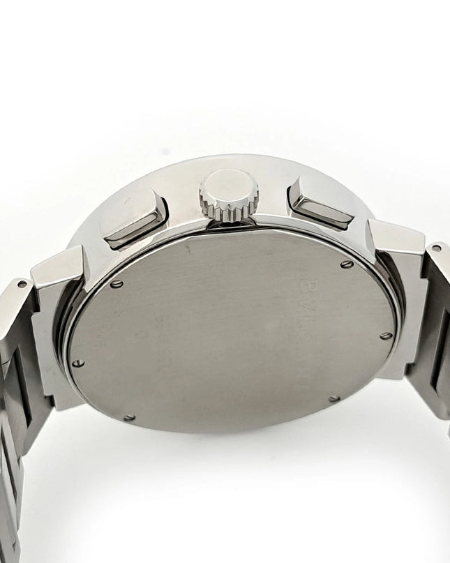 Preloved Authentic Bvlgari Bvlgari Bvlgari Chronograph BB42SSCH Automatic Stainless Steel Men's