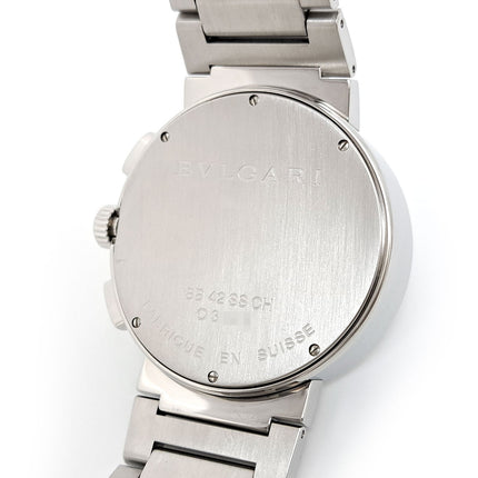 Preloved Authentic Bvlgari Bvlgari Bvlgari Chronograph BB42SSCH Automatic Stainless Steel Men's