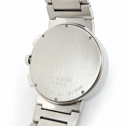 Preloved Authentic Bvlgari Bvlgari Bvlgari Chronograph BB42SSCH Automatic Stainless Steel Men's
