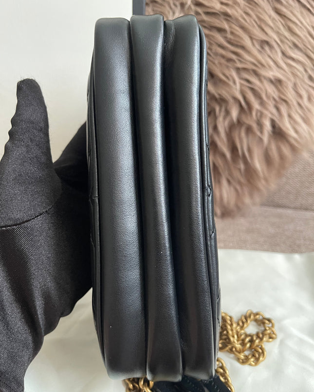 Preloved Authentic Gucci GG Marmont Mini Chain Bag – Black