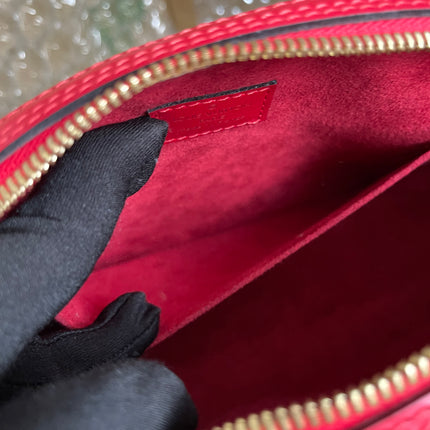 Preloved Louis Vuitton Red Epi Jasmin Handbag w/provided strap