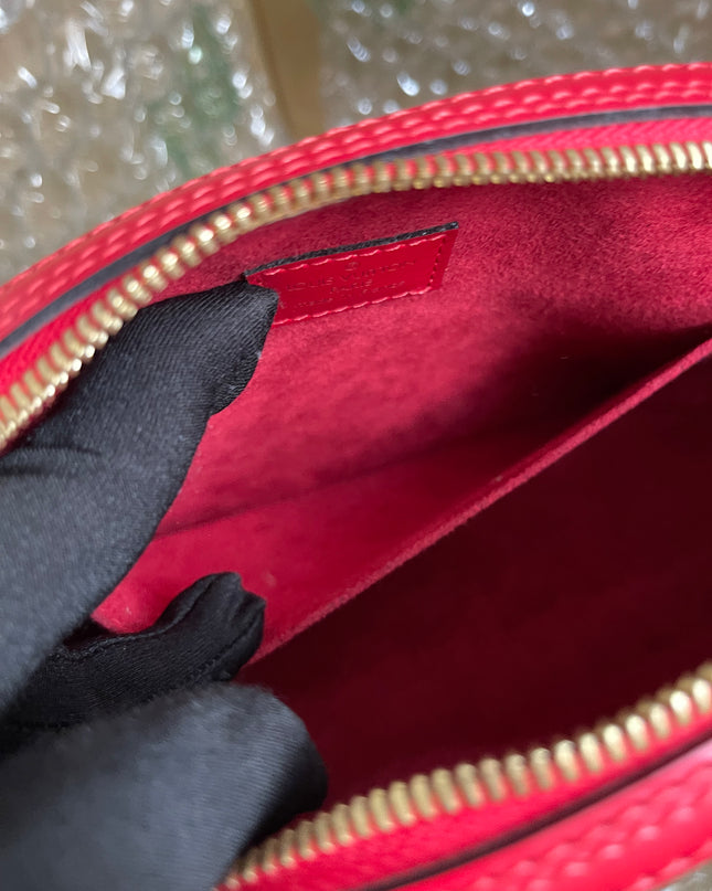 Preloved Louis Vuitton Red Epi Jasmin Handbag w/provided strap