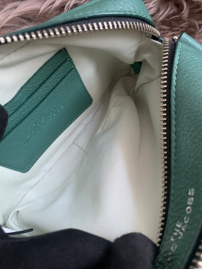 Marc Jacobs The Softshot 21 in cucumber green leather silver-tone hardware