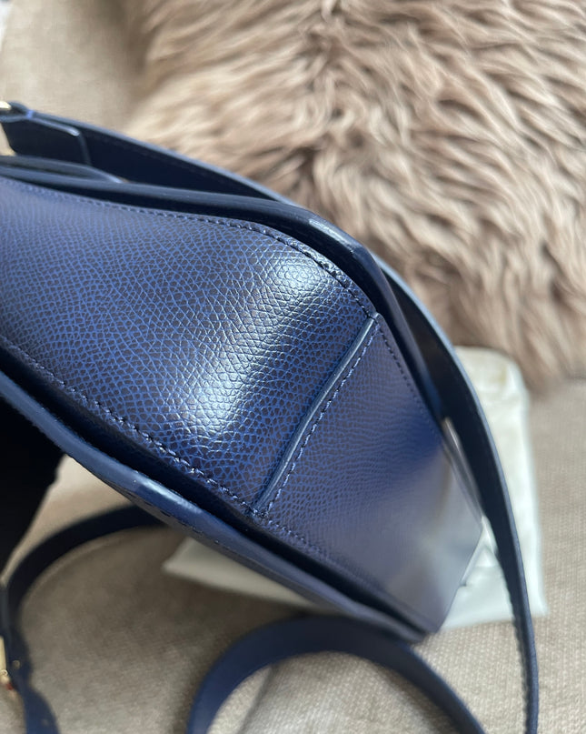 Preloved Authentic Furla Metropolis Small Shoulder Bag Navy Blue